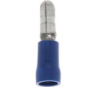 Restagraf - Cosse Cylindrique Pré-Isolée Mâle Renforcée - Pour Fils Électriques de 1 à 2,5 mm² - Diamètre 4 mm - Sertissage Simple & Solide - Réf. 226919 - Blister de 8