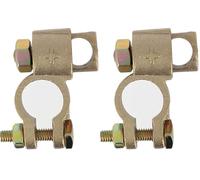 Restagraf - Cosse de Batterie à Double Serrage - Borne Positive - Compatible Véhicules Legers Diesel - Connexion Fiable pour Fils de 50 mm² - Réf. 225097 - Blister de 1 (Lot de 2)