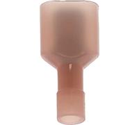 Restagraf - Cosse Plate Isolée Mâle Non Renforcée - Pour Fils Électriques de 0,3 à 1,5 mm² - Dimension 6,35 x 0,8 mm - Sertissage Simple & Solide - Réf. 6617 - Sachet de 12