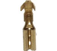 Restagraf - Cosse Plate Nue Femelle - Pour Fils Électriques de 0,3 à 1 mm² - Dimension 2,8 X 0,8 mm - Sertissage Simple & Solide - Réf. 226888 - Blister de 10