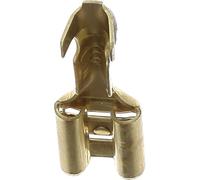 Restagraf - Cosse Plate Nue Femelle - Pour Fils Électriques de 0,5 à 1,5 mm² - Dimension 6,35 x 0,8 mm - Sertissage Simple & Solide - Réf. 306891 - Boîte de 100