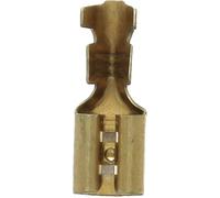 Restagraf - Cosse Plate Nue Femelle - Pour Fils Électriques de 0,5 à 2 mm² - Dimension 4,8 X 0,5 mm - Sertissage Simple & Solide - Réf. 6889 - Sachet de 30