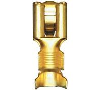 Restagraf - Cosse Plate Nue Femelle Spéciale Connecteur Électrique Standard Nylon - Pour Fil de 2,6 à 6 mm² - Taille 6,35 x 0,8 mm - Faisceaux Auto, Moto, Utilitaire - Réf. 6894 - Sachet de 30