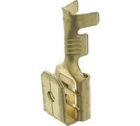 Restagraf - Cosse Plate Nue Mixte - Pour Fils Électriques de 0,75 à 2 mm² - Dimension 6,35 x 0,8 mm - Sertissage Simple & Solide - Réf. 306896 - Boîte de 100