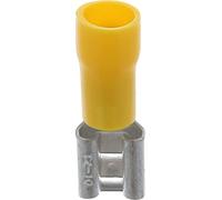 Restagraf - Cosse Plate Pré-Isolée Femelle Non Renforcée - Pour Fils Électriques de 2,6 à 6 mm² - Dimension 6,35 x 0,8 mm - Sertissage Simple & Solide - Réf. 306646 - Boîte de 100