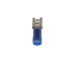 Restagraf - Cosse Plate Pré-Isolée Femelle Renforcée - Pour Fils Électriques de 1 à 2,5 mm² - Dimension 6,35 x 0,8 mm - Sertissage Simple & Solide - Réf. 226909 - Blister de 8