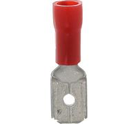 Restagraf - Cosse Plate Pré-Isolée Mâle Non Renforcée - Pour Fils Électriques de 0,3 à 1,5 mm² - Dimension 6,35 x 0,8 mm - Sertissage Simple & Solide - Réf. 6626 - Sachet de 37