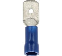 Restagraf - Cosse Plate Pré-Isolée Mâle Non Renforcée - Pour Fils Électriques de 1 à 2,5 mm² - Dimension 6,35 x 0,8 mm - Sertissage Simple & Solide - Réf. 306608 - Boîte de 100