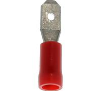 Restagraf - Cosse Plate Pré-Isolée Mâle Renforcée - Pour Fils Électriques de 0,3 à 1,5 mm² - Dimension 4,8 X 0,8 mm - Sertissage Simple & Solide - Réf. 306976 - Boîte de 100