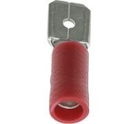 Restagraf - Cosse Plate Pré-Isolée Mâle Renforcée - Pour Fils Électriques de 0,3 à 1,5 mm² - Dimension 6,35 x 0,8 mm - Sertissage Simple & Solide - Réf. 226926 - Blister de 8