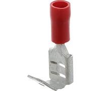 Restagraf - Cosse Plate Pré-Isolée Mixte Renforcée - Pour Fils Électriques de 0,3 à 1,5 mm² - Dimension 6,35 x 0,8 mm - Sertissage Simple & Solide - Réf. 306932 - Boîte de 100