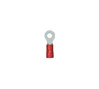 Restagraf - Cosse Ronde Pré-Isolée Non Renforcée - Pour Fils Électriques de 0,3 à 1,5 mm² - Diamètre 4 mm - Sertissage Simple & Solide - Réf. 6693 - Sachet de 25