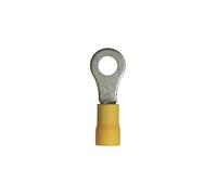 Restagraf - Cosse Ronde Pré-Isolée Renforcée - Réf. 225038 - 2,6 à 6 mm² x 6 mm - Jaune - Blister de 5
