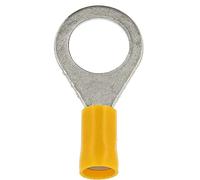 Restagraf - Cosse Ronde Pré-Isolée Renforcée - Réf. 225039 - 2,6 à 6 mm² x 13 mm - Jaune - Blister de 5