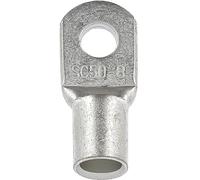 Restagraf - Cosse Tubulaire À Souder - Pour Fils Électriques de 50 mm² - Diamètre 8,4 mm - Sertissage Simple & Solide - Réf. 41107 - Boîte de 25