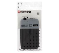 Restagraf - Couvre-Pédale en Plastique pour Frein - Compatible avec RENAULT CLIO, EXPRESS, R19, R21, SUPER CINQ, TWINGO - Montage Facile - Taille 110 x 65 mm - Réf. 2706