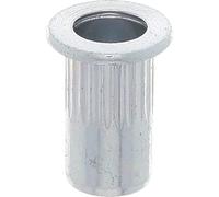 Restagraf - Écrou à Sertir à Fût Rond M5 - 0.80 - Pour Support 0,5 à 3 mm - Acier - Montage sans Soudure - Fixation Métallique pour Carrosserie, Support ou Panneau - Réf.961 - Sachet de 50