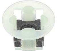 Restagraf - Écrou Cage M6 - 1.00 - pour Carénage Sous Moteur - Nylon-Acier - Montage sans Soudure - Fixation Métallique pour Carrosserie, Support ou Panneau - Réf.1144 - Sachet de 12