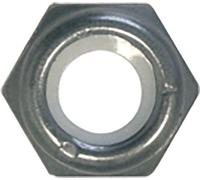 Restagraf - Écrou Hexagonal Auto-Freiné à Bague Nylon M6-1.00 - Acier Classe 8 - DIN 982 - Fixation Universelle pour Applications Auto, Moto, Industrielles ou Bricolage - Réf. 220827 - Blister de 19