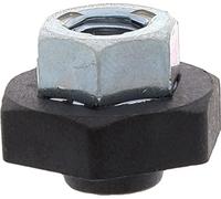 Restagraf - Écrou Hexagonal Isolé M8 - 1.25 pour Cosse de Batterie - Fixation Fiable pour Bornes Positives ou Négatives - Compatible Véhicules 12V/24V Auto, Moto, Utilitaire - Réf. 217315