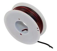 Restagraf - Fil Électrique Noir & Rouge de 25 m pour Haut-Parleur - Section de 2 x 0,5 mm² - Idéal Faisceaux Électriques, Réparations ou Montages - Application Automobile ou Industrielle - Réf. 16250