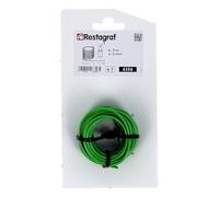 Restagraf - Fil Électrique Vert de 5 m - Section de 2 mm² - Idéal Faisceaux Électriques, Réparations ou Montages - Application Automobile ou Industrielle - Réf. 6356