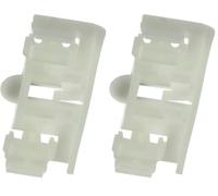 Restagraf - Fixations Agrafe de Moulure Extérieure pour Pavillon - Compatible avec RENAULT CLIO - Réf. 1253 - Sachet de 15, Blanc (Lot de 2)