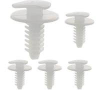 Restagraf - Fixations Agrafe de Panneau pour Garniture de Porte - Compatible avec Alfa Romeo, Citroën, Fiat, Lancia, Peugeot - Réf. 1404 - Sachet de 20, Blanc (Lot de 5)