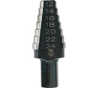 Restagraf - Foret à Étages Multi-Diamètres - 10 Trous de 5 à 28,3 mm - Perçage Progessif Multi-Diamètres pour Métal, Plastique et Bois - Idéal pour Travaux de Précision et d'Atelier - Réf. 2114