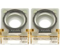 Restagraf - Fusible Cube CF - Protection Circuit Électrique de 50 A et 58 V - Spécifique Montage sur Cosse de Batterie - Pour l'Automobile et l'Industrie - Réf. 217300 - Blister de 1 (Lot de 2)