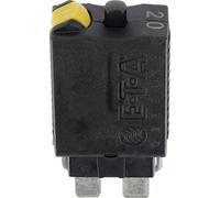 Restagraf - Fusible Plat Standard Disjonctable - Protection Circuit Électrique de 20 A - Pour l'Automobile et l'Industrie - Réf. 41204 - Blister de 1