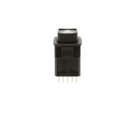 Restagraf - Interrupteur Électrique pour Feux de Détresse à Témoin Lumineux - 8 Broches - Connexion Cosse Plate - Trou de 30 x 25 mm - 1 A - 24 V - Réf. 41404 - Blister de 1