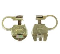 Restagraf - Jeu de Cosse de Batterie Spécifique pour Ford - Borne Positive & Négative - Vis M6 - Compatible Véhicules Legers Essence & Diesel - Réf. 6949 - Sachet de 2