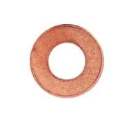 Restagraf - Joint de Bouchon de Vidange - 10,2 x 21 x 1,5 mm - Réf. 7376 - Cuivre - Compatible Véhicules Citroën Fiat Ford Lancia Mazda Mini Mitsubishi Peugeot Suzuki Toyota Opel Ds - Sachet de 10