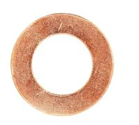 Restagraf - Joint de Bouchon de Vidange - 14 x 25 x 2 mm - Réf. 227378 - Cuivre - Compatible avec Alfa Romeo, Fiat, Isuzu, Lancia, Opel, Renault, SAAB - Blister de 3