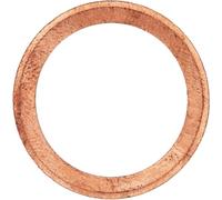 Restagraf - Joint de Bouchon de Vidange - 18,2 x 23,9 x 1,5 mm - Réf. 227396 - Cuivre - Compatible Véhicules Audi Bmw Ford Kia Land Rover Mazda Porsche Renault Volvo - Blister de 4