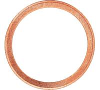 Restagraf - Joint de Vidange Cuivre Plat - Diam. 22,2 x 26,9 x 1,5 mm - Compatible avec Citroën, Fiat, Iveco, Nissan, Porsche, Renault (Certains Moteurs) - Réf. 7397 - Sachet de 10