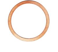 Restagraf - Joint de Vidange Cuivre Plat - Diam. 22,2 x 26,9 x 1,5 mm - Compatible avec Citroën, Fiat, Iveco, Nissan, Porsche, Renault (Certains Moteurs) - Réf. 227397 - Blister de 4