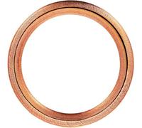Restagraf - Joint de Vidange Cuivre Rond - Diam. 24 x 32 x 2,5 mm - Compatible avec Audi, Volkswagen (Certains Moteurs) - Réf. 227394 - Blister de 4