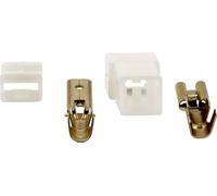 Restagraf - Kit Connecteur Cosses & Boitiers 1 Voie - Série 6,35 - Pour Fil 2,6 à 6 mm² - Ensemble Complet pour Câblage Automobile - Réf. 225111