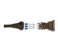 Restagraf - Kit Connecteur Cosses & Boitiers 3 Voies - Pour Fil 1 à 2,5 mm² - Ensemble Complet pour Câblage Automobile Spécial Injecteur & Capteur - Réf. 225125