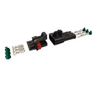 Restagraf - Kit Connecteur Étanche Cosses & Boitiers 3 Voies - Série 2,8 - Pour Fil 1 à 2,5 mm² - Ensemble Complet pour Câblage Automobile - Réf. 225129