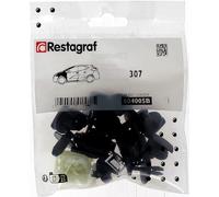 Restagraf - Kit de Fixations pour Aile Avant 307 Toutes Versions (04/2001 à 06/2008) - Kit Complet pour Réparation ou Remplacement - Réf. 604005B