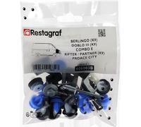 Restagraf - Kit de Fixations pour Aile Avant BERLINGO, DOBLO III, COMBO E, RIFTER, PARTNER, PROACE CITY (K9 TTY) (09/2018 à Aujourd'hui) - Kit Complet pour Réparation ou Remplacement - Réf. 606003B