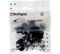 Restagraf - Kit de Fixations pour Aile Avant C3 AIRCROSS Toutes Versions (08/2017 à Aujourd'hui) - Kit Complet pour Réparation ou Remplacement - Réf. 605014B