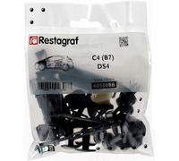 Restagraf - Kit de Fixations pour Aile Avant C4 (B7), DS4 Toutes Versions (10/2010 à 12/2018) - Kit Complet pour Réparation ou Remplacement - Réf. 605008B