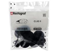 Restagraf - Kit de Fixations pour Aile Avant CLIO II (Phase 2-3-4-5) (06/2001 à 12/2012) - Kit Complet pour Réparation ou Remplacement - Réf. 601009B