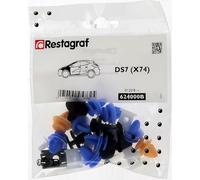 Restagraf - Kit de Fixations pour Aile Avant DS7 Toutes Versions (01/2018 à Aujourd'hui) - Kit Complet pour Réparation ou Remplacement - Réf. 624000B