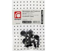 Restagraf - Kit de Fixations pour Aile Avant ECOSPORT (CBW) Toutes Versions (01/2014 à 10/2017) - Kit Complet pour Réparation ou Remplacement - Réf. 615003B
