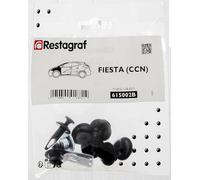 Restagraf - Kit de Fixations pour Aile Avant FIESTA (CCN) Toutes Versions (11/2012 à 06/2017) - Kit Complet pour Réparation ou Remplacement - Réf. 615002B